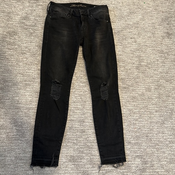 Mavi Jeans black distressed size 26 - Picture 4 of 6